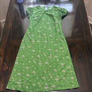 Bohme Green Floral Maxi Dress